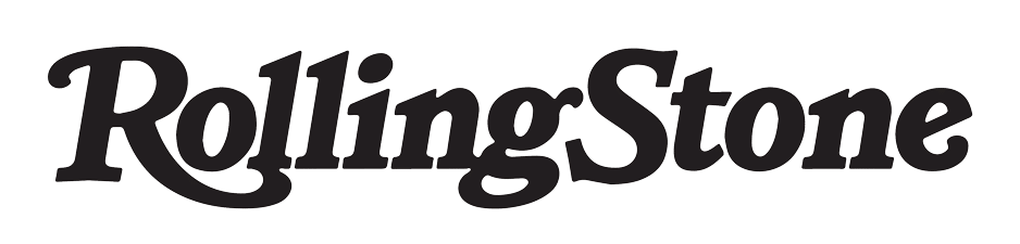 The black Rolling Stone logo in its signature cursive font.